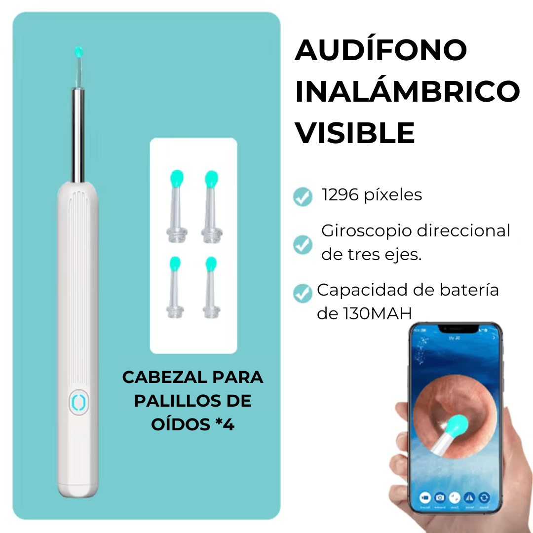 EarClean - LIMPIADOR DE OIDOS CON CÁMARA