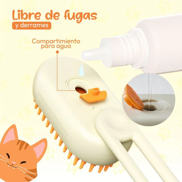 SteamBrush Max: El Cepillo de Vapor Definitivo para Mascotas