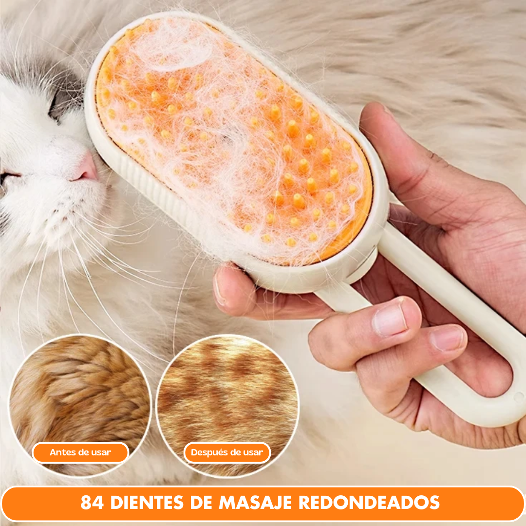 SteamBrush Max: El Cepillo de Vapor Definitivo para Mascotas
