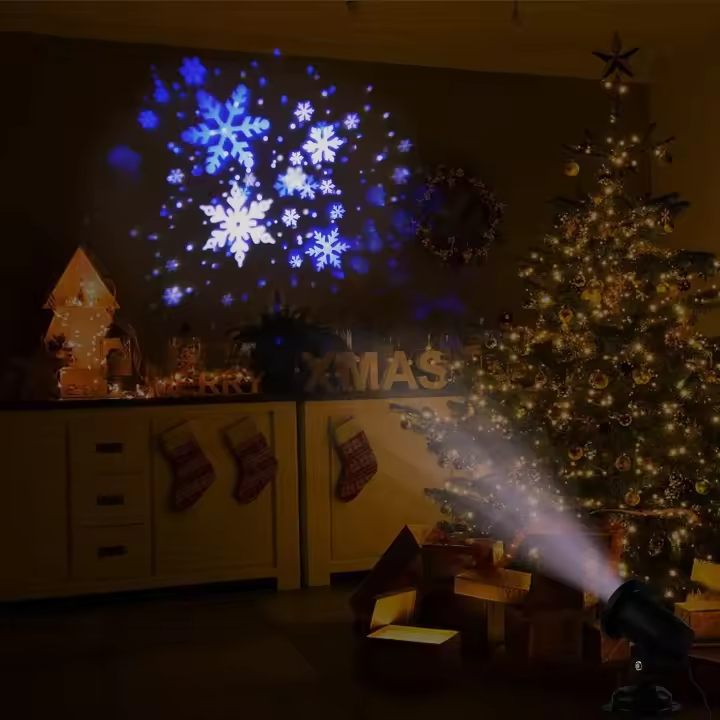 🎄 Ilumina tu Navidad sin Esfuerzo: Proyector Navideño LED + Envío Gratis 🎁