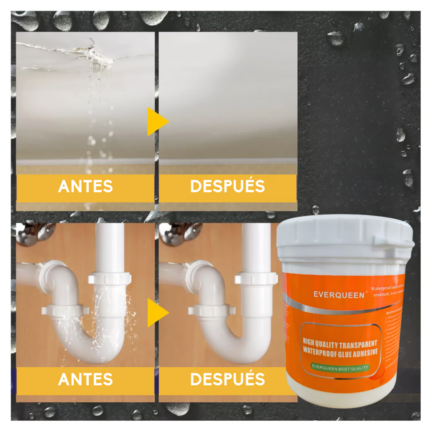 Sellador Adhesivo Impermeable 300g
