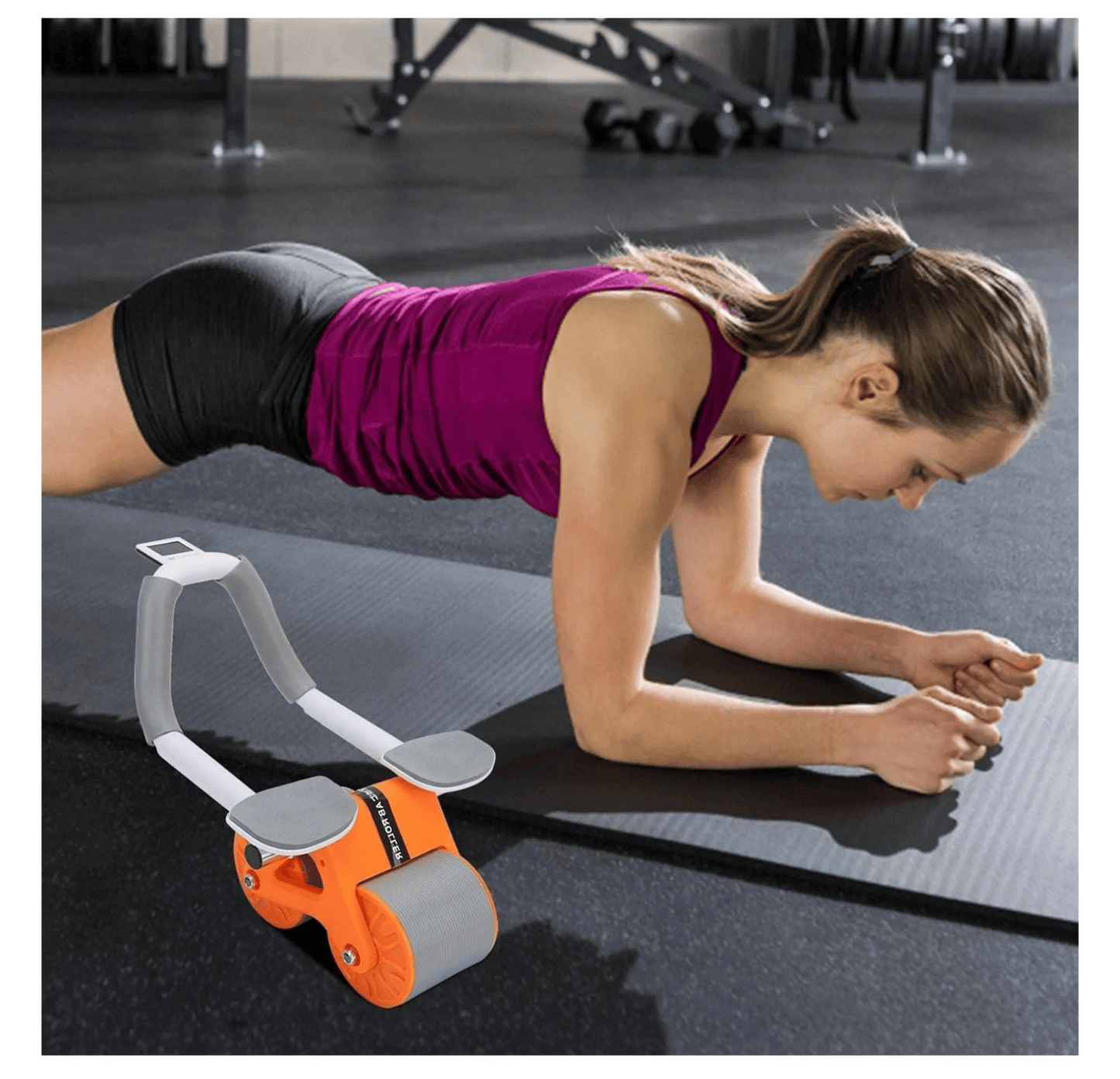 CoreMaster: Rueda Abdominal de Rebote Automático