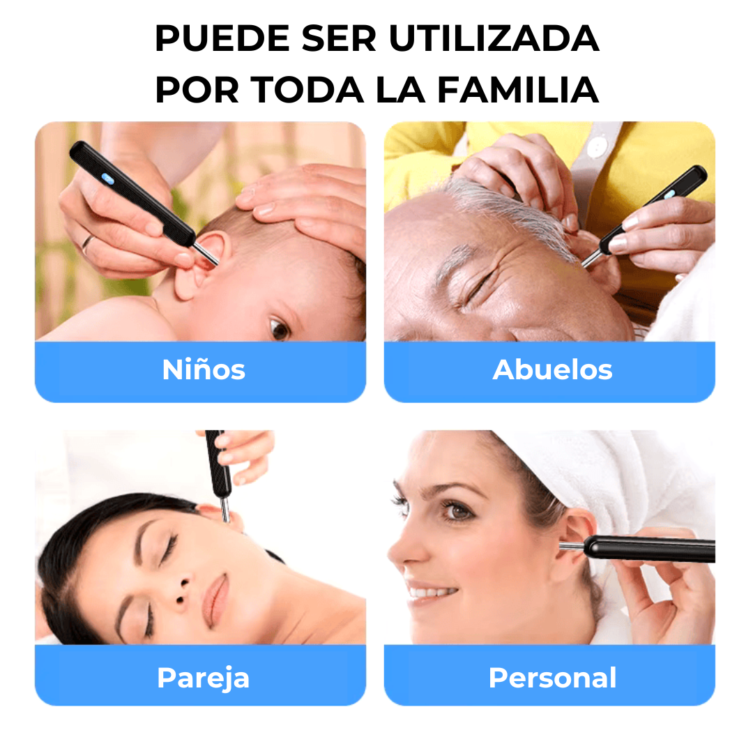 EarClean - LIMPIADOR DE OIDOS CON CÁMARA