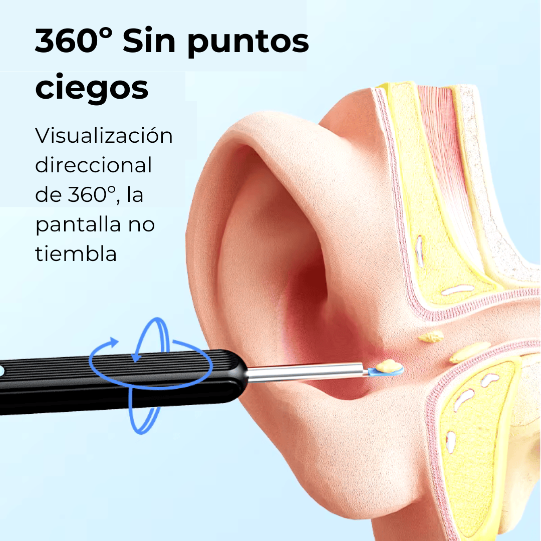EarClean - LIMPIADOR DE OIDOS CON CÁMARA