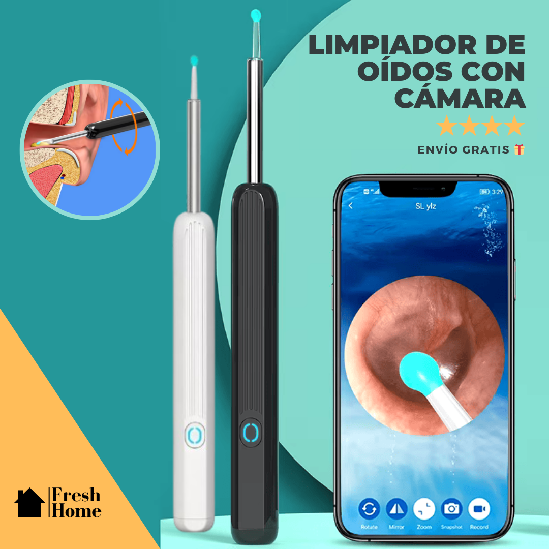 EarClean - LIMPIADOR DE OIDOS CON CÁMARA