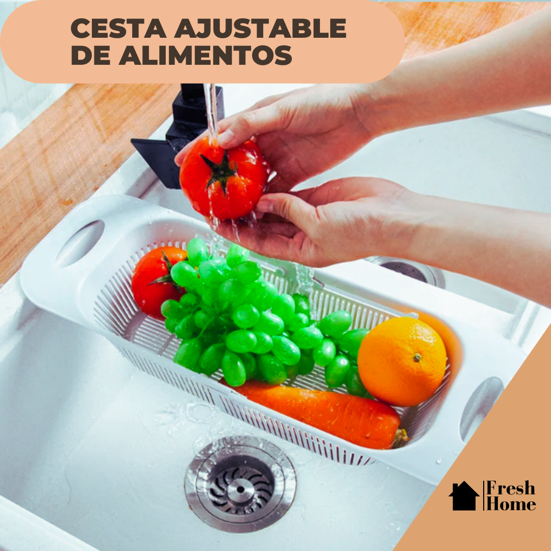 Cesta Multiusos Ajustable De Alimentos - FlexiPlus