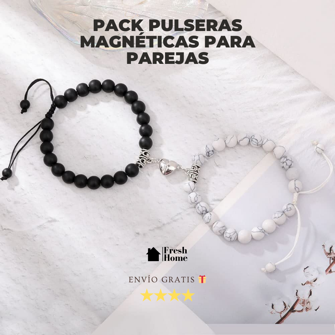 Forever Love: Pack Pulseras Magnéticas Para Parejas