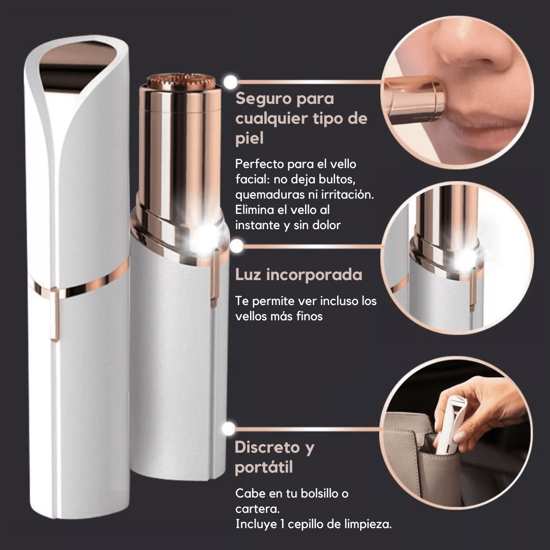 PureGleam: Depiladora Facial Inalámbrica