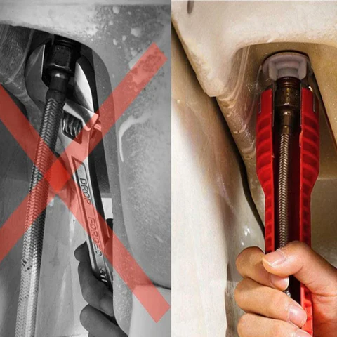 MasterFix - Llave Gasfitería Multifuncional 8 en 1