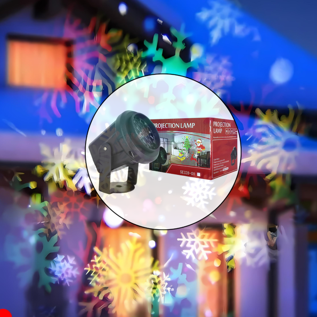 🎄 Ilumina tu Navidad sin Esfuerzo: Proyector Navideño LED + Envío Gratis 🎁