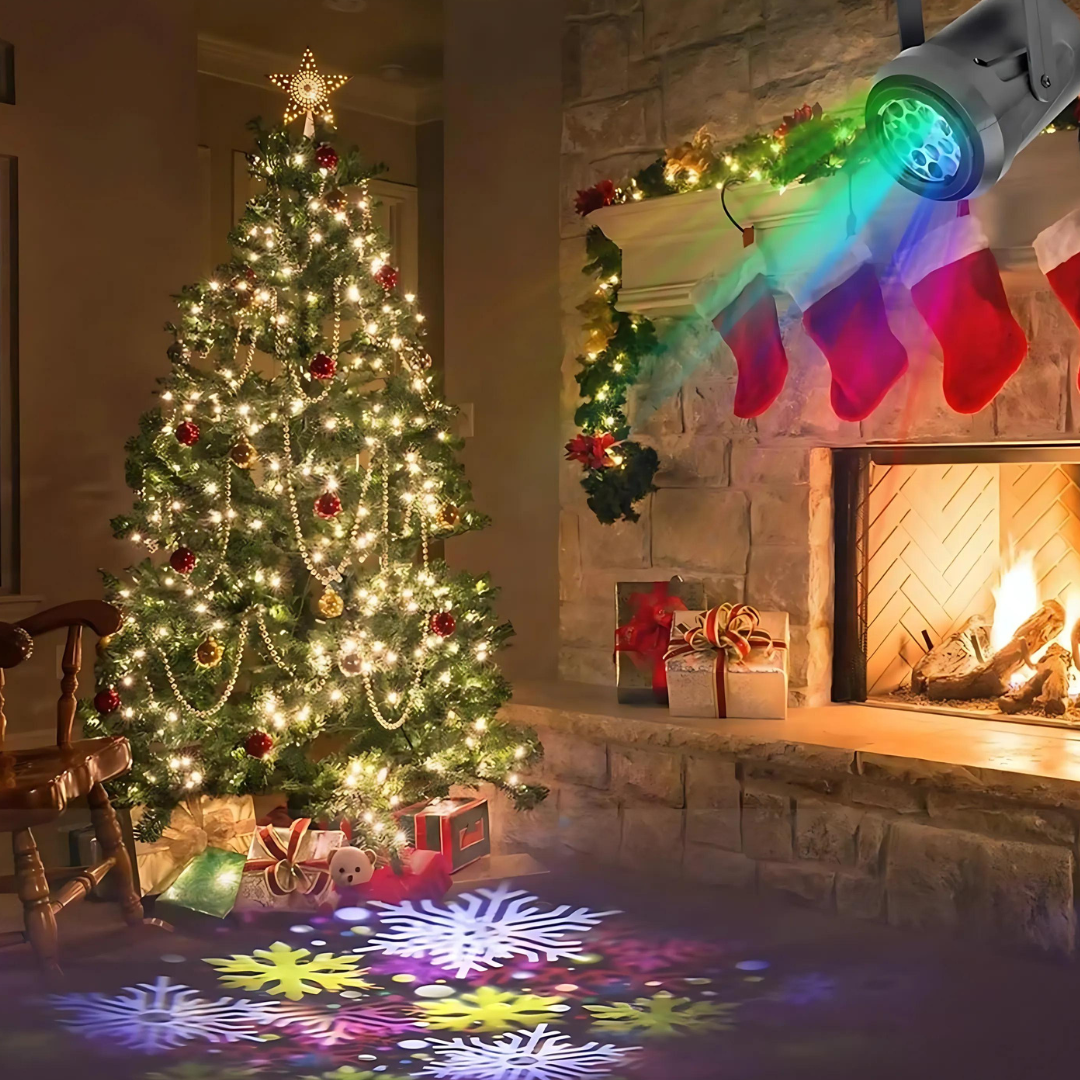 🎄 Ilumina tu Navidad sin Esfuerzo: Proyector Navideño LED + Envío Gratis 🎁