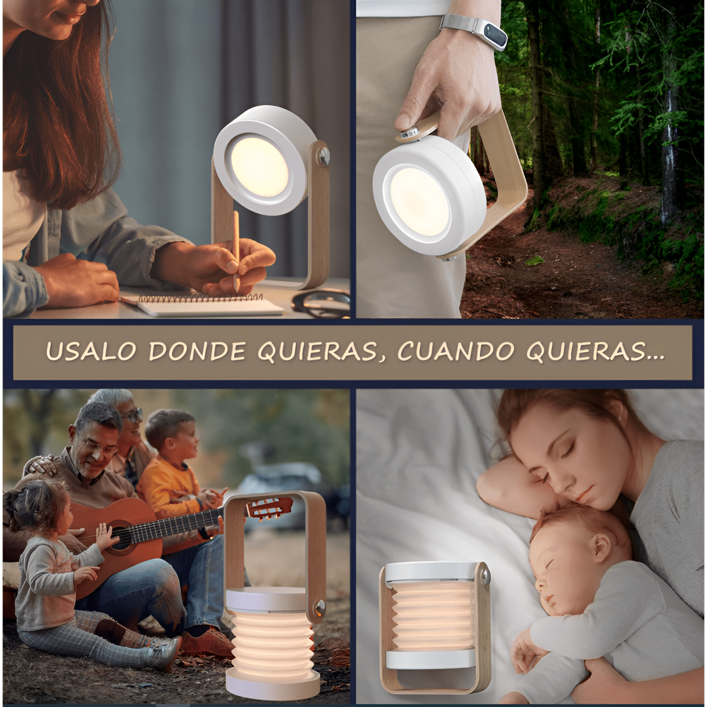 Lámpara LED plegable