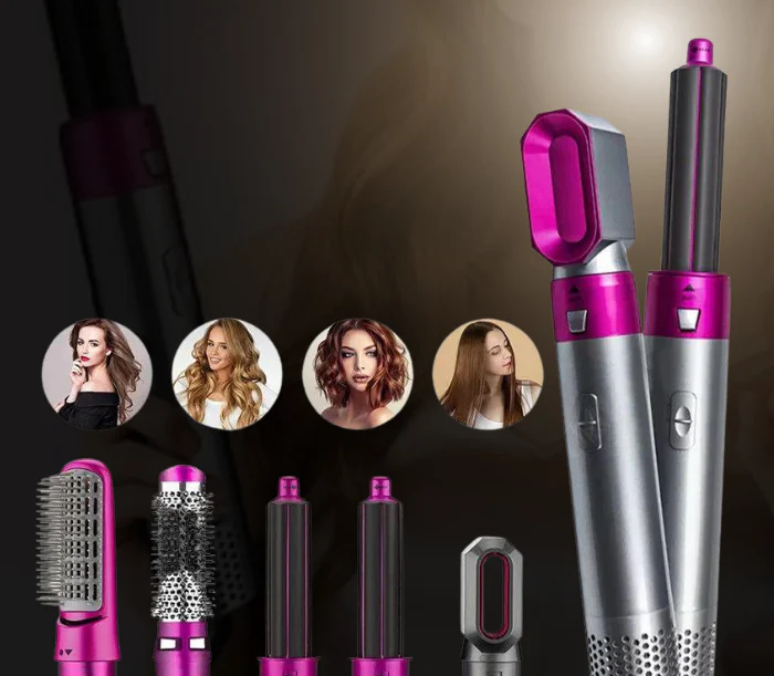 Nuevo GLAM BRUSH PRO Cepillo Secador 5 en 1 Profesional