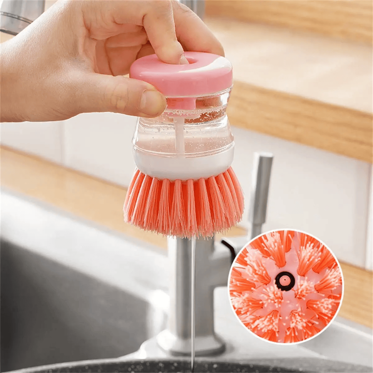 CleanBrush - Cepillo Automático con Dispensador de Jabón