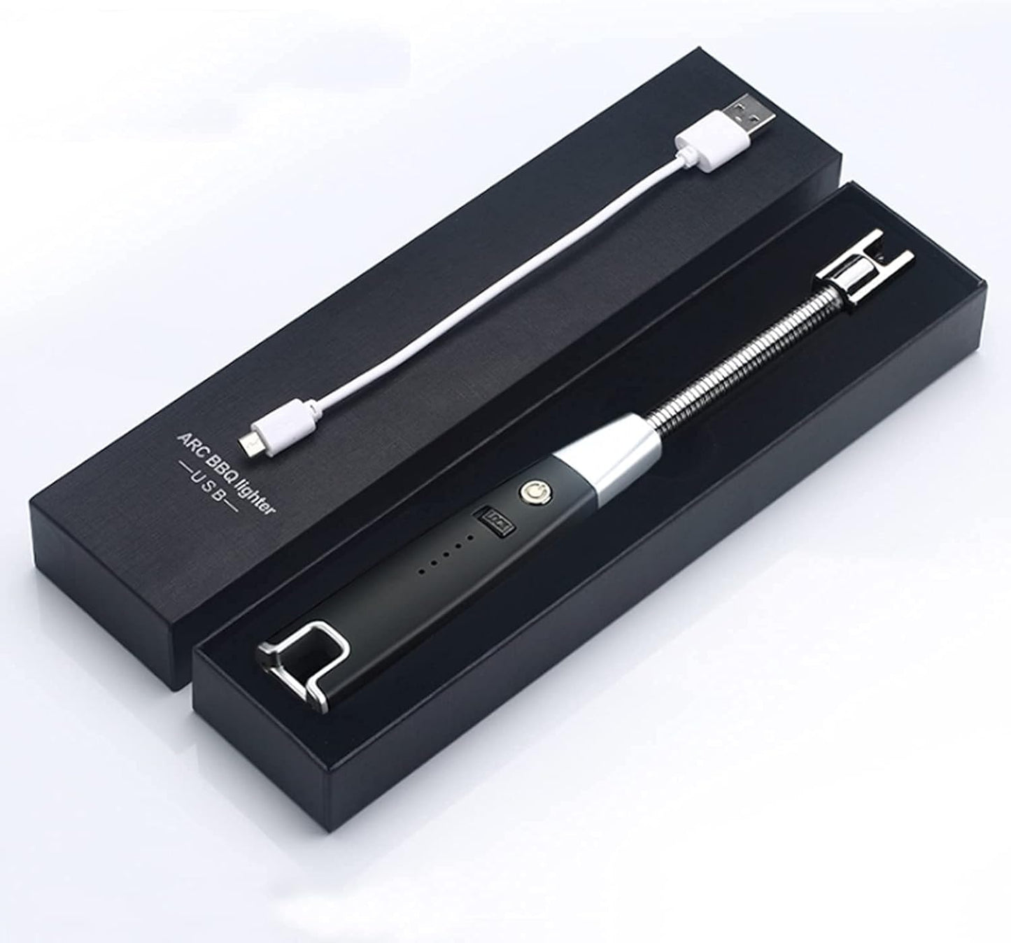 FlamePro - ENCENDEDOR ELÉCTRICO 360° RECARGABLE USB - 2X1