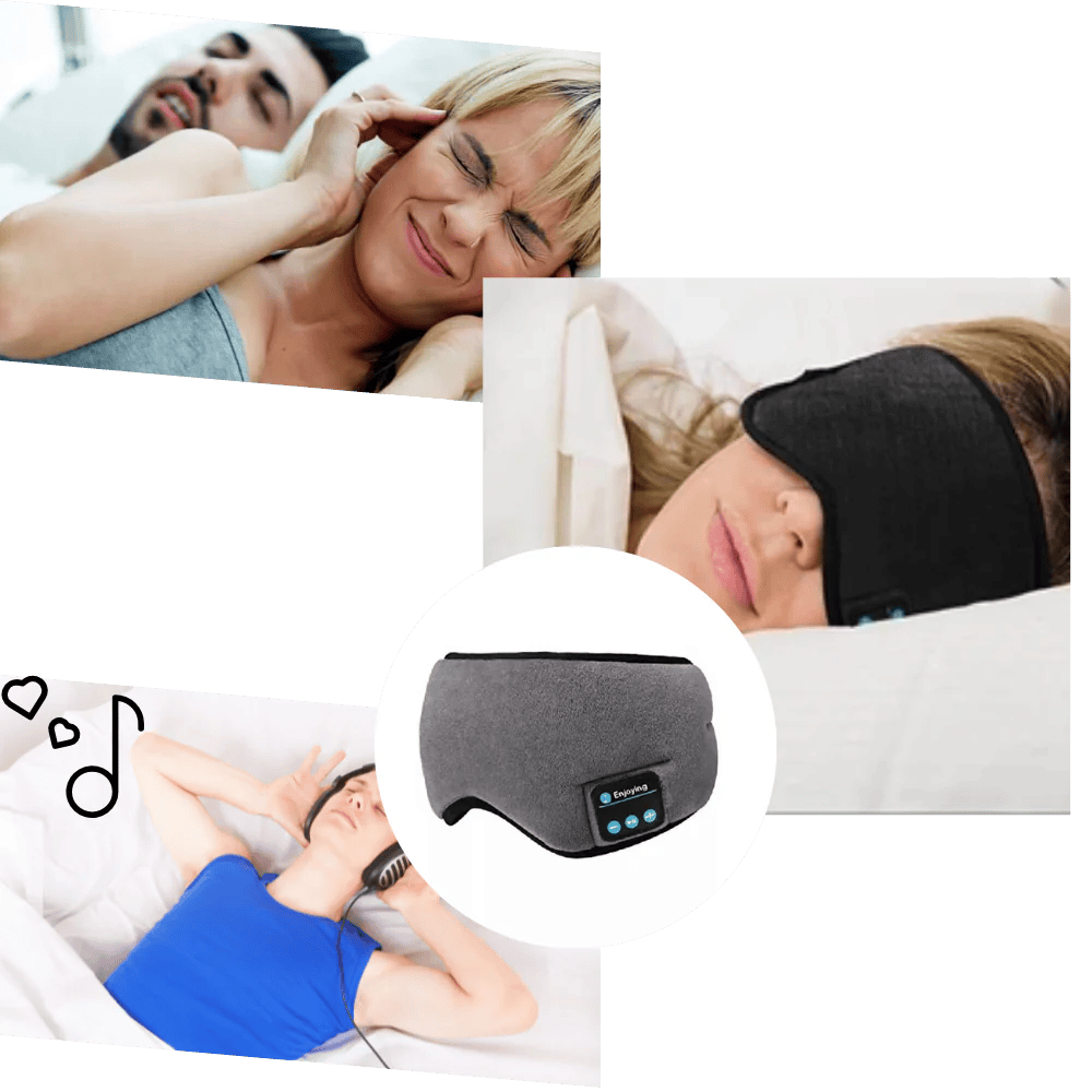 SoundRelax - ANTIFAZ BLUETOOTH CON AUDÍFONOS PARA DESCANSAR