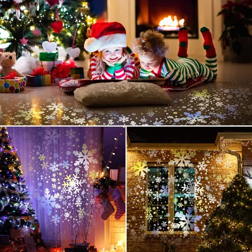🎄 Ilumina tu Navidad sin Esfuerzo: Proyector Navideño LED + Envío Gratis 🎁