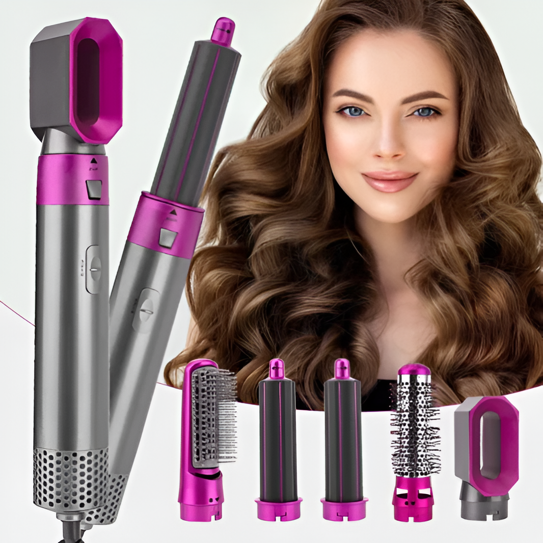 Nuevo GLAM BRUSH PRO Cepillo Secador 5 en 1 Profesional